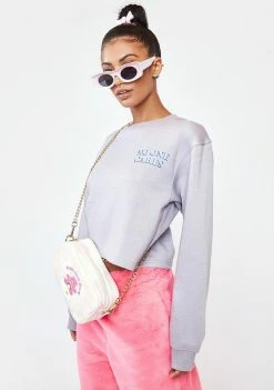 Budget ❤️ Skinnydip X Care Bears No One Cares Crewneck Sweatshirt Tops 🛒 9 Skinnydip X Care Bears No One Cares Crewneck Sweatshirt Tops