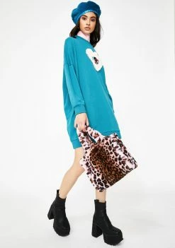 Skinnydip Liza Blushin' Leopard Tote Bag Bags & Wallets