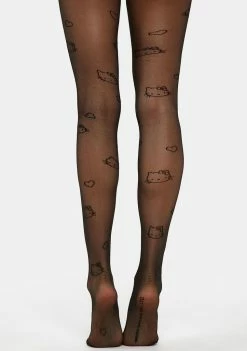 Skinnydip Hello Kitty Tights Printed Tights