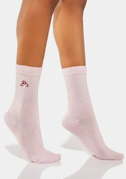 Skinnydip Socks & Tights Toadstool Embroidered Socks