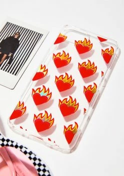 Skinnydip Other Shit Flame Heart IPhone Case