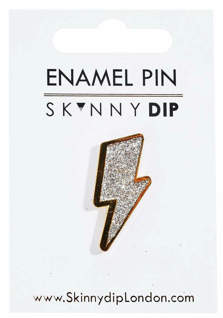 Brand new โค๏ธ Skinnydip Lightning Bolt Pin Pins & Patches ๐ฏ 3 Skinnydip Lightning Bolt Pin Pins & Patches