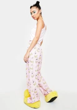 Skinnydip X Spongebob Snacking & Sleeping Lounge Set Lingerie & Sleepwear