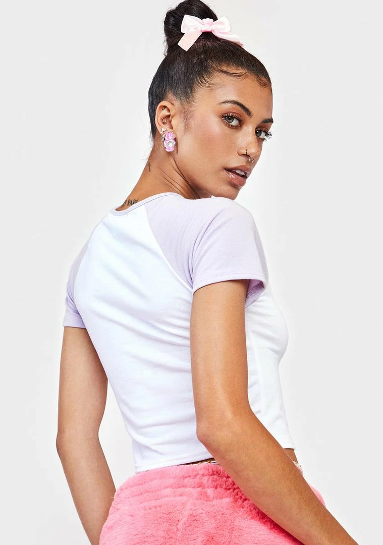 Cheapest 🎁 Skinnydip Tops X Care Bears Needy 24/7 Crop Tee 🌟 6 Skinnydip Tops X Care Bears Needy 24/7 Crop Tee