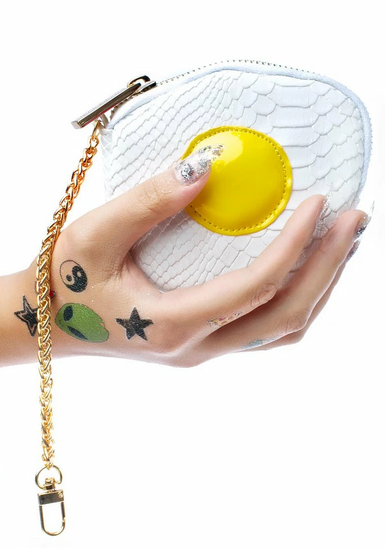 Hot Sale 🛒 Skinnydip Bags & Wallets Fried Egg Coin Purse 😉 5 Skinnydip Bags & Wallets Fried Egg Coin Purse