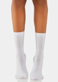 Skinnydip Go Away Embroidered Socks