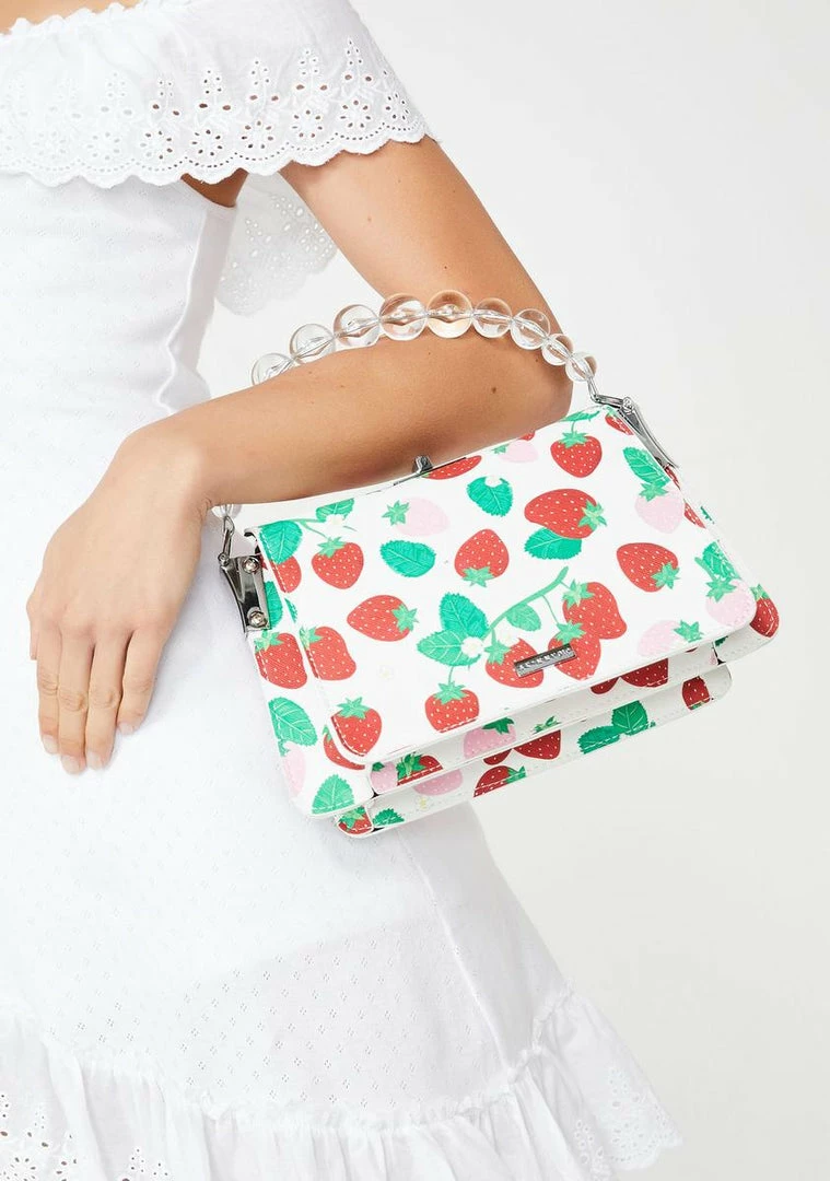 Outlet π€© Skinnydip Lacey Strawberry Crossbody Bag β¨ 3 Skinnydip Lacey Strawberry Crossbody Bag