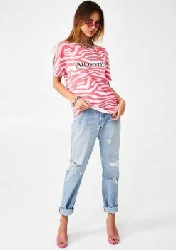 Skinnydip Au Revoir Tiger T-Shirt Tops