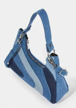Best reviews of ๐ Skinnydip Sara Denim Wave Shoulder Bag ๐ 8 Skinnydip Sara Denim Wave Shoulder Bag