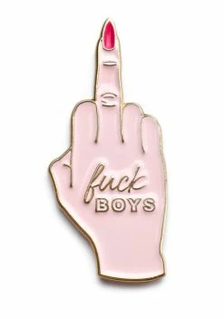 Skinnydip No Fuck Boys Pin Pins & Patches