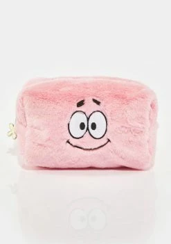 Skinnydip Makeup Bags X Spongebob Patrick Faux Fur Face Makeup Bag