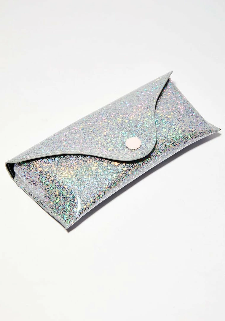 Brand new ❤️ Skinnydip Glitter 👓 Sunglasses Pouch 😍 6 Skinnydip Glitter Sunglasses Pouch