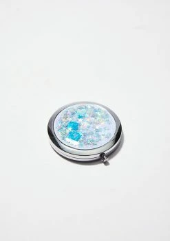 Skinnydip Shell Liquid Glitter Compact Mirror Tools & Accessories