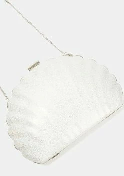 Skinnydip Shell Glitter Athena Cross Body Bag