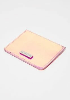Skinnydip Bags & Wallets Pink Holo Card Holder