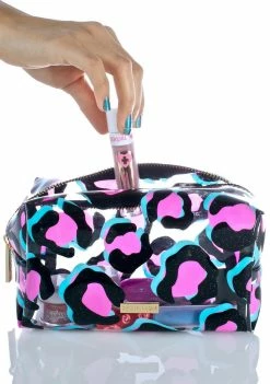 Skinnydip Leopard Makeup Bag Tools & Accessories