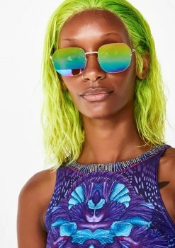 Skinnydip Lexi Iridescent Sunglasses