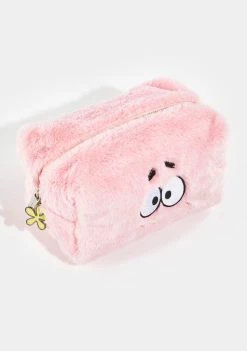 Skinnydip Makeup Bags X Spongebob Patrick Faux Fur Face Makeup Bag