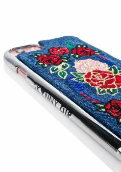 Skinnydip Denim Floral IPhone Case