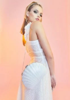 Skinnydip Shell Glitter Athena Cross Body Bag