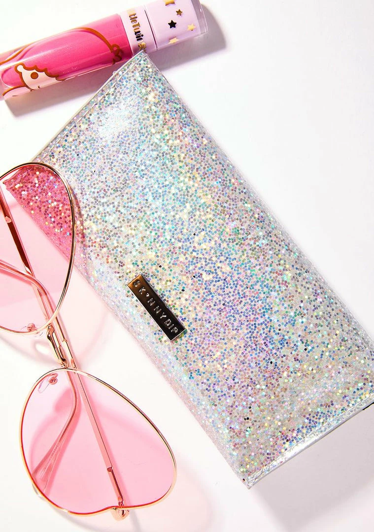 Brand new ❤️ Skinnydip Glitter 👓 Sunglasses Pouch 😍 3 Skinnydip Glitter Sunglasses Pouch