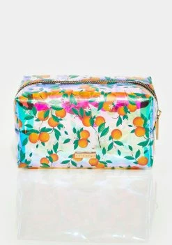 Skinnydip Tools & Accessories Orange Blossom Holo Makeup Bag