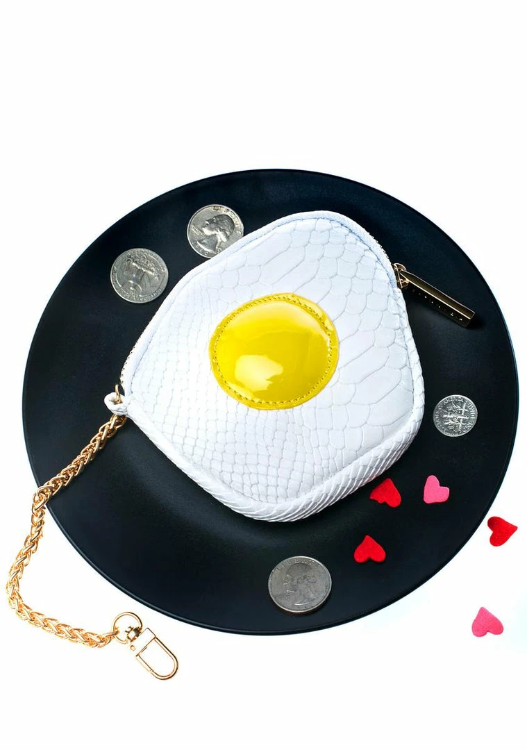 Hot Sale 🛒 Skinnydip Bags & Wallets Fried Egg Coin Purse 😉 4 Skinnydip Bags & Wallets Fried Egg Coin Purse