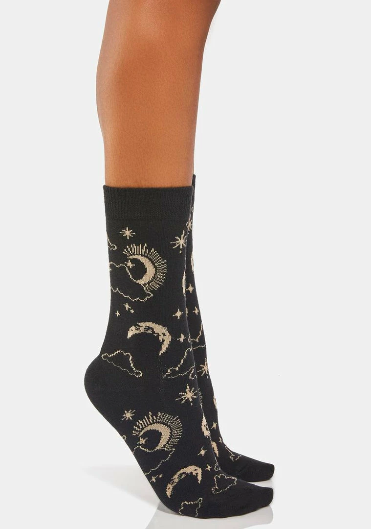 Top 10 🧨 Skinnydip Celestial Crew 🧦 Socks 🧦 Socks & Tights ⭐ 3 Skinnydip Celestial Crew Socks Socks & Tights