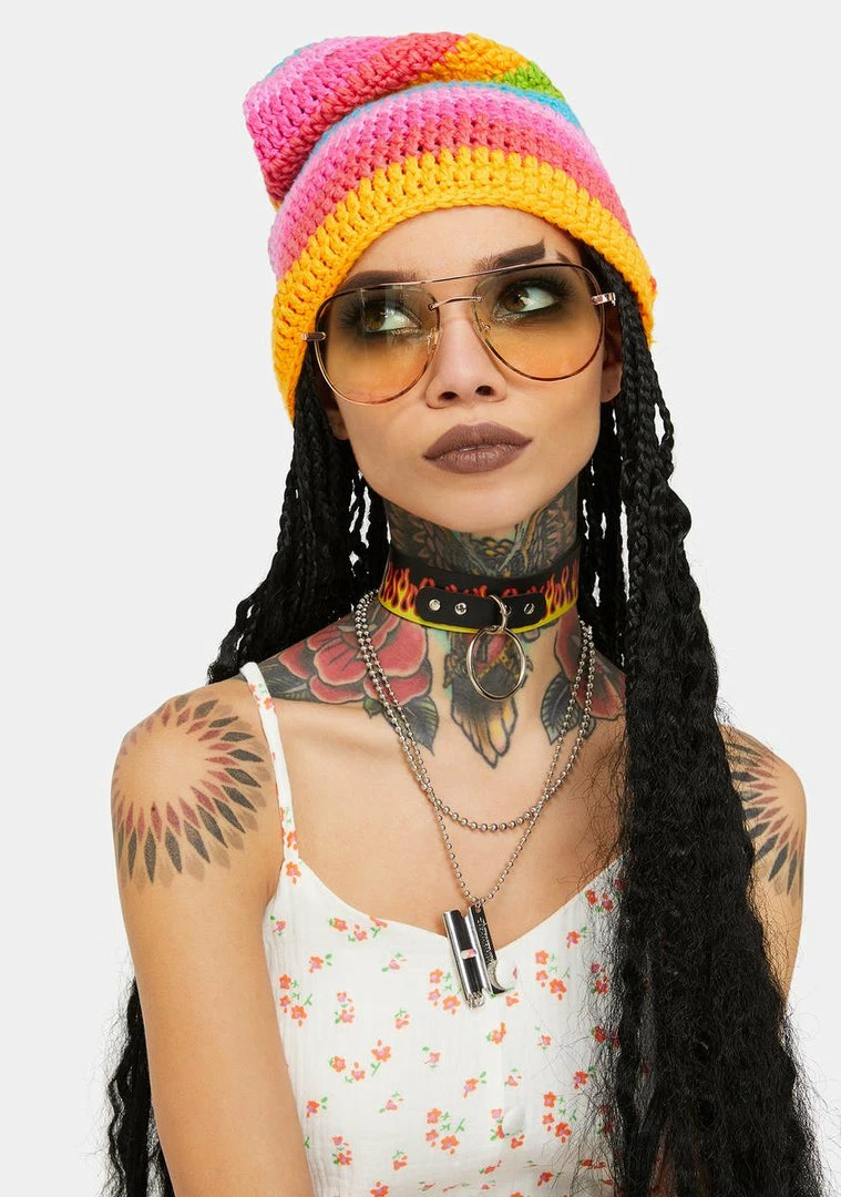 Budget ❤️ Skinnydip Rainbow Aviators 👓 Sunglasses 🔔 4 Skinnydip Rainbow Aviators Sunglasses