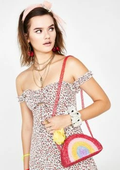 Skinnydip Rainbow Beaded Bag Bags & Wallets