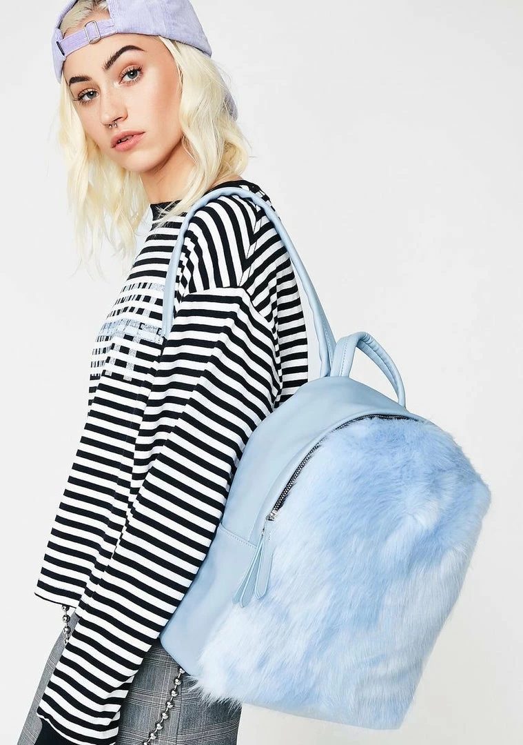Best Pirce ๐ Skinnydip Frosty Faux Fur ๐ Backpack Bags & Wallets โ๏ธ 7 Skinnydip Frosty Faux Fur Backpack Bags & Wallets