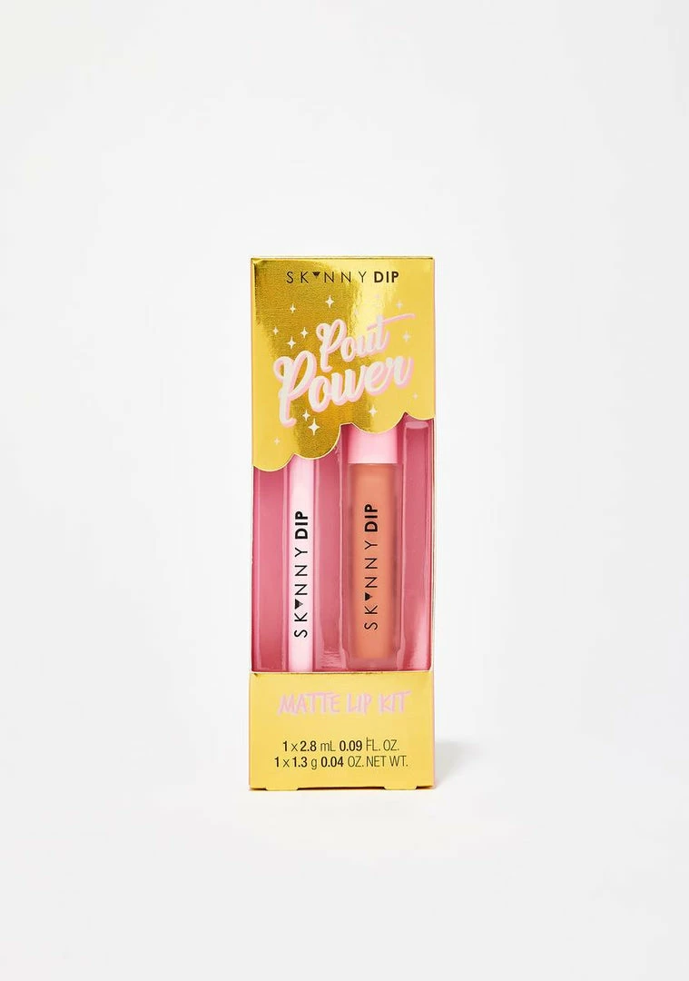 New 🤩 Skinnydip Lips Pout Power Lip Kit ✨ 4 Skinnydip Lips Pout Power Lip Kit