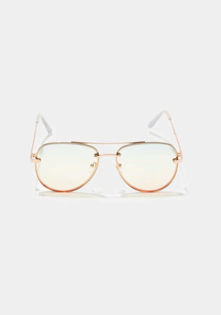 Budget ❤️ Skinnydip Rainbow Aviators 👓 Sunglasses 🔔 5 Skinnydip Rainbow Aviators Sunglasses