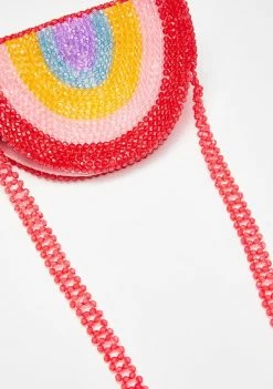 Skinnydip Rainbow Beaded Bag Bags & Wallets
