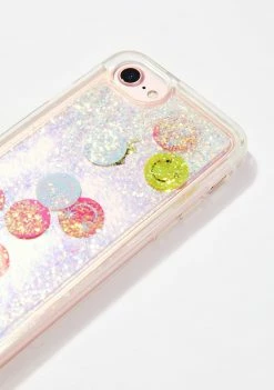Skinnydip Smiley Glitter IPhone Case