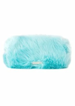 Skinnydip Tools & Accessories Mint Fur Makeup Bag