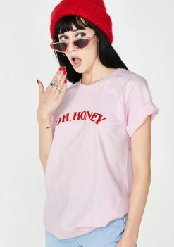 Skinnydip Tops Oh Honey T-Shirt