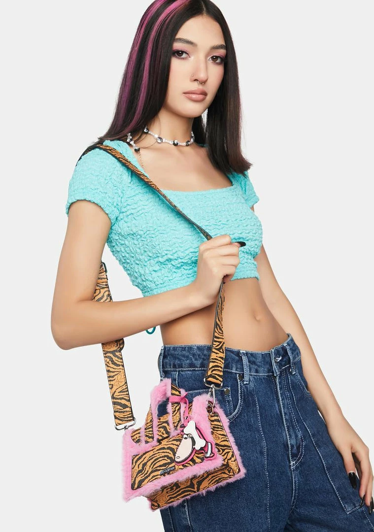 Coupon ๐ฅ Skinnydip X The Flintstones Faux Fur ๐ Handbag ๐ 4 Skinnydip X The Flintstones Faux Fur Handbag