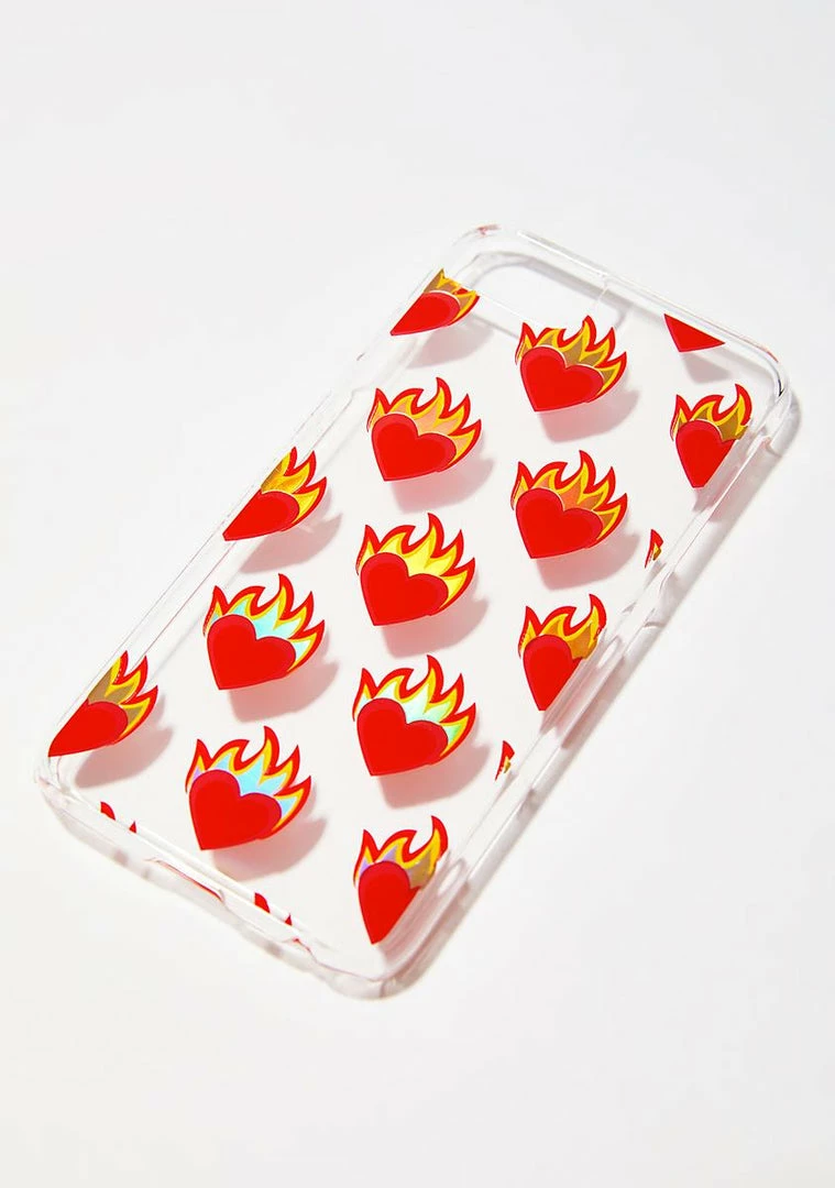 Hot Sale ๐ Skinnydip Other Shit Flame Heart IPhone Case โจ 6 Skinnydip Other Shit Flame Heart IPhone Case