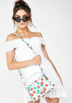 Outlet π€© Skinnydip Lacey Strawberry Crossbody Bag β¨ 9 Skinnydip Lacey Strawberry Crossbody Bag