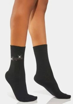 Skinnydip Angelic Diamante Socks