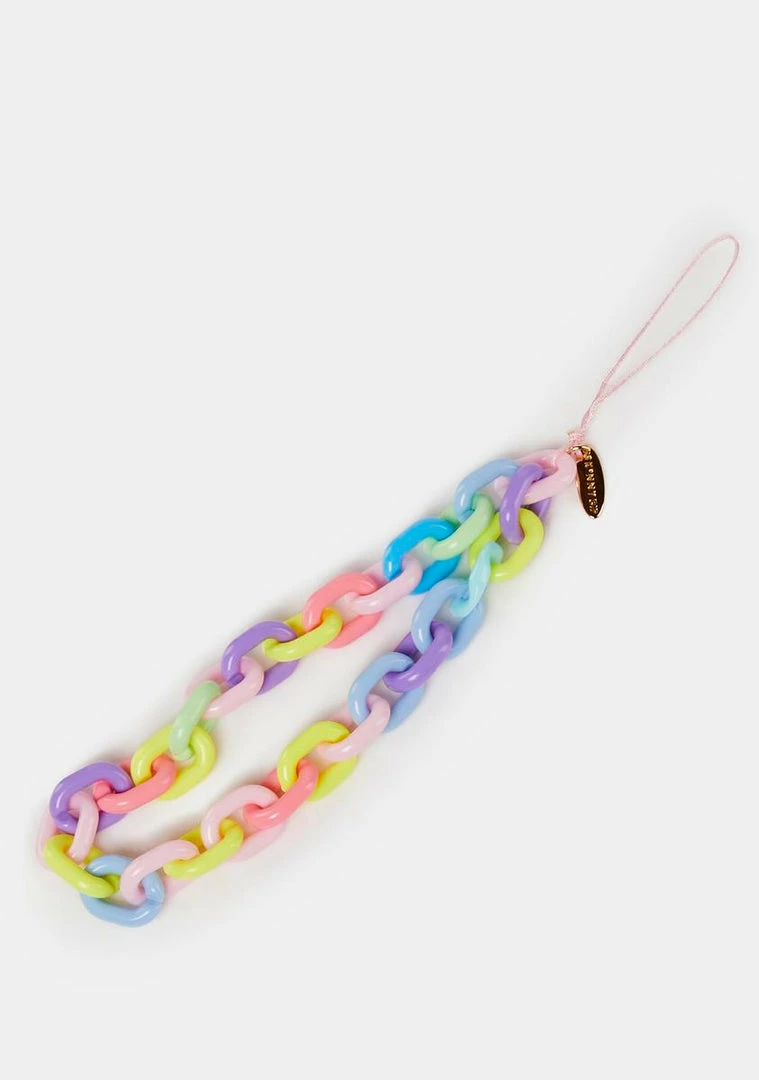Brand new ๐ Skinnydip Multi Chain Beaded Phone Strap Other Shit ๐ 3 Skinnydip Multi Chain Beaded Phone Strap Other Shit