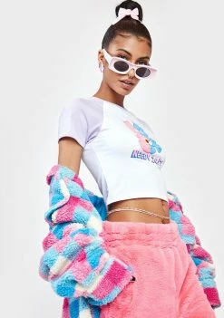 Skinnydip Tops X Care Bears Needy 24/7 Crop Tee