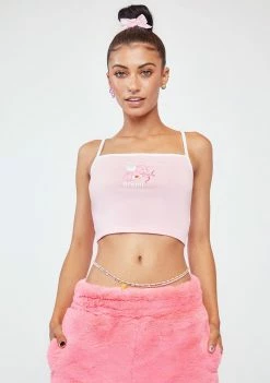 Skinnydip X Care Bears Angel Cropped Tank Top