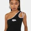 Skinnydip Tops X Bratz Logo Embroidered Cut Out Vest Top