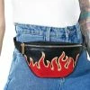 New ๐ Skinnydip Bags & Wallets Flame Detail Bumbag โ 2 Skinnydip Bags & Wallets Flame Detail Bumbag