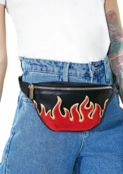 Skinnydip Bags & Wallets Flame Detail Bumbag