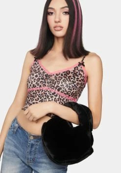 Flash Sale ❤️ Skinnydip Tote Bags Black Fluff Heart Tote Bag ⌛ 8 Skinnydip Tote Bags Black Fluff Heart Tote Bag