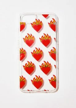 Hot Sale ๐ Skinnydip Other Shit Flame Heart IPhone Case โจ 7 Skinnydip Other Shit Flame Heart IPhone Case