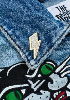 Skinnydip Lightning Bolt Pin Pins & Patches